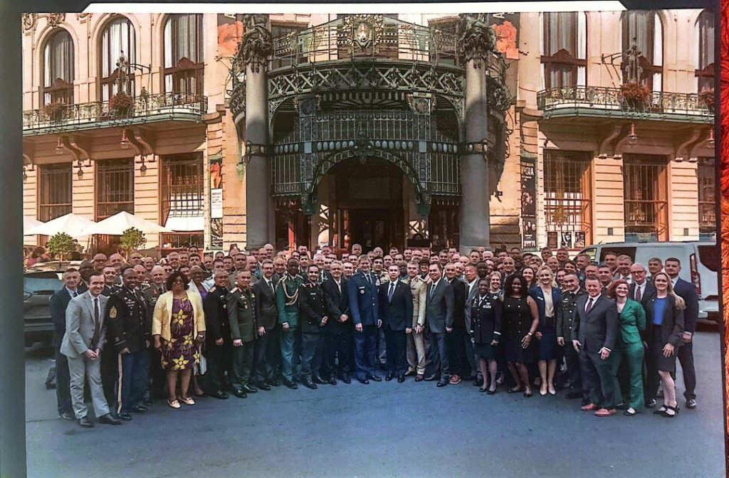iiadsgov president and other alumni members of the us national defense university attend ndu alumni continuing military education security seminar 20 25 august 2023, prague, czech republic