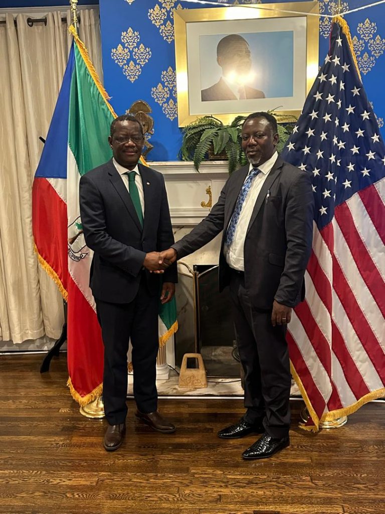 ED IIADSGOV PAY A COURTESY VISIT TO HIS EXCELLENCY DR CRISANTOS OBAMA ONDO, THE AMBASSADOR OF EQUITORIAL GUINEA IN HIS OFFICE AT THE EMBASSY OF EQUITORIAL GUINEA IN WASHINGTON DC ON 18TH AUGUST 2025