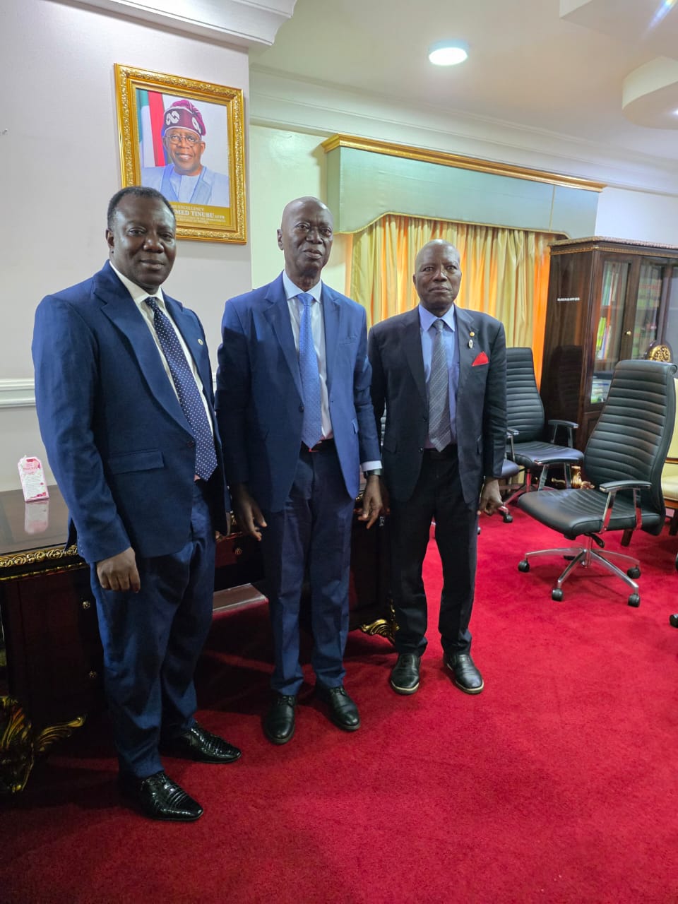ED IIADSGOV BARR FRED N. EMESIABUM LED A DELEGATION OF THE INSTITUTE ON A COURTESY VISIT TO THE HIGH COMMISSIONER OF SIERRA LEONE AT THE HIGH COMMISSION OF SIERRA LEONE IN ABUJA NIGERIA ON 3 JUNE 2026