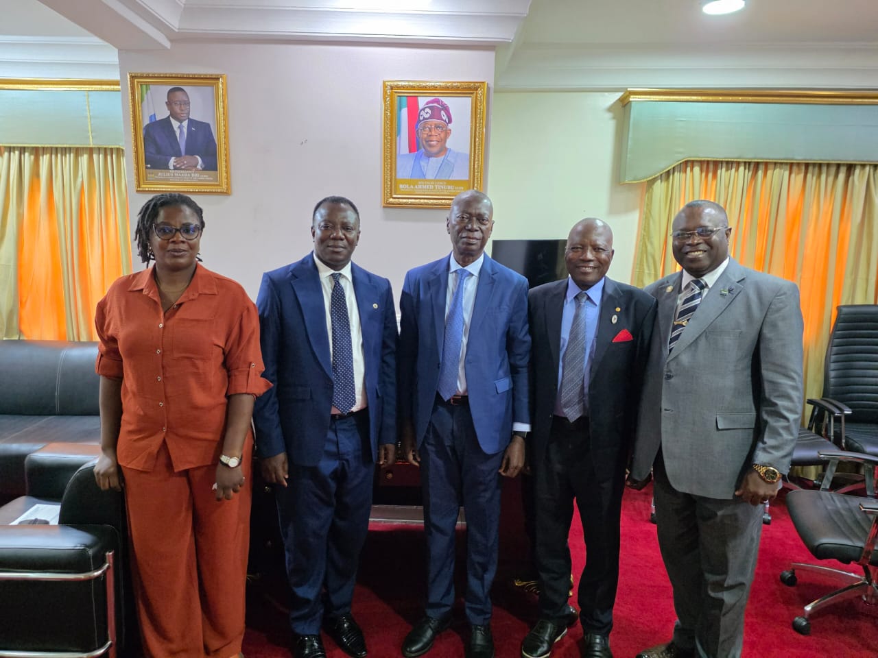ED IIADSGOV BARR FRED N. EMESIABUM LED A DELEGATION OF THE INSTITUTE ON A COURTESY VISIT TO THE HIGH COMMISSIONER OF SIERRA LEONE AT THE HIGH COMMISSION OF SIERRA LEONE IN ABUJA NIGERIA ON 3 JUNE 2026