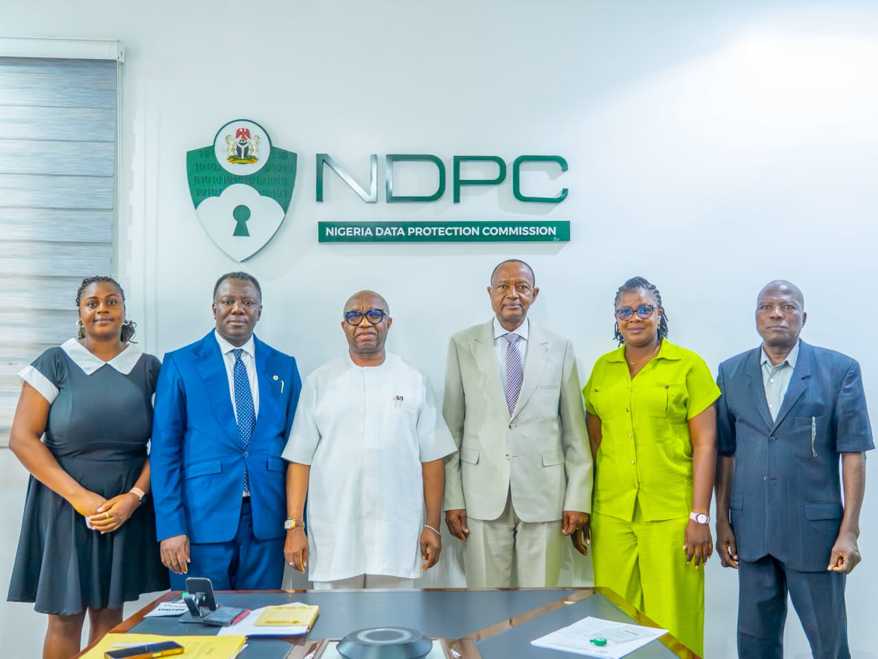 ED IIADSGOV BARR FRED N. EMESIABUM LED A DELEGATION OF THE INSTITUTE ON A COURTESY VISIT TO THE NATIONAL COMMISSIONER/CEO OF THE NIGERIA DATA PROTECTION COMMISSION AT THE  COMMISSION OFFICE IN ABUJA NIGERIA ON 17 JUNE 2026