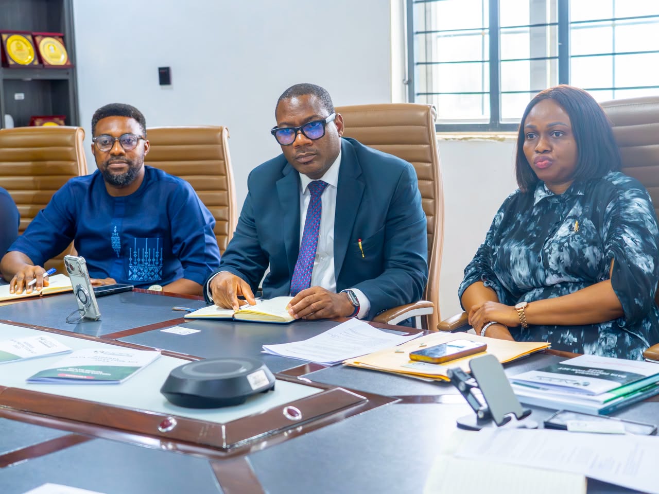 ED IIADSGOV BARR FRED N. EMESIABUM LED A DELEGATION OF THE INSTITUTE ON A COURTESY VISIT TO THE NATIONAL COMMISSIONER/CEO OF THE NIGERIA DATA PROTECTION COMMISSION AT THE  COMMISSION OFFICE IN ABUJA NIGERIA ON 17 JUNE 2026