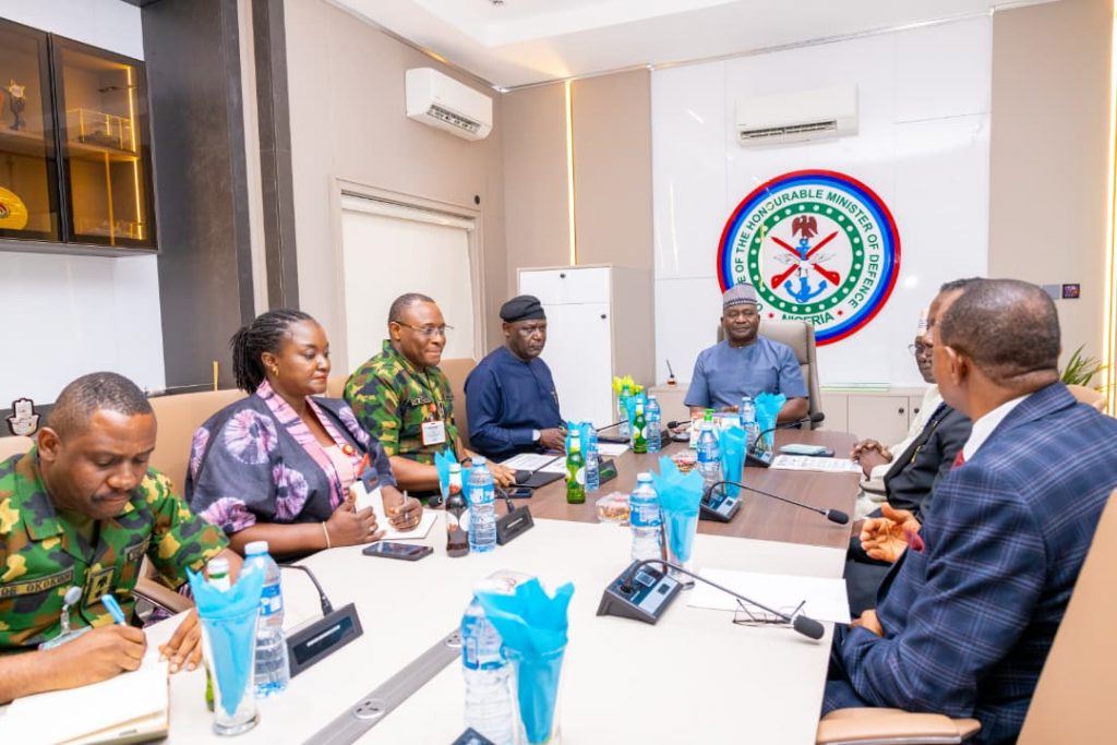 IIADSGov Board Vice President General (rtd) ML Agwai CFR GCOR accompanied by the Executive Director Barr Fred N Emesiabum and the Country Director Brigadier General NVU NNOROM (rtd) PhD paid a Courtesy visit to the Hon Minister of Defence led by General (rtd) CG Musa  on 22 June 2026 at the Ministry of Defence Abuja to discuss the upcoming 1st Africa Defence, Security and Governance Awards 2026